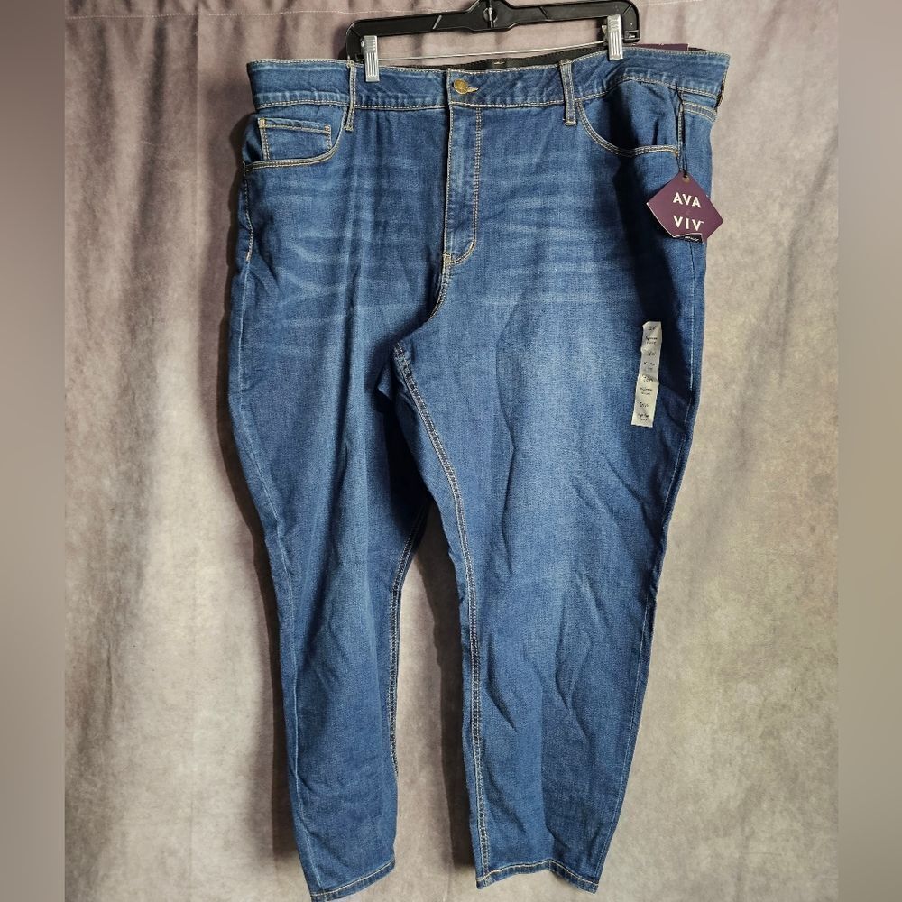 REPOSH: Women's AVA & VIV High Rise Skinny Jeans Size 22W